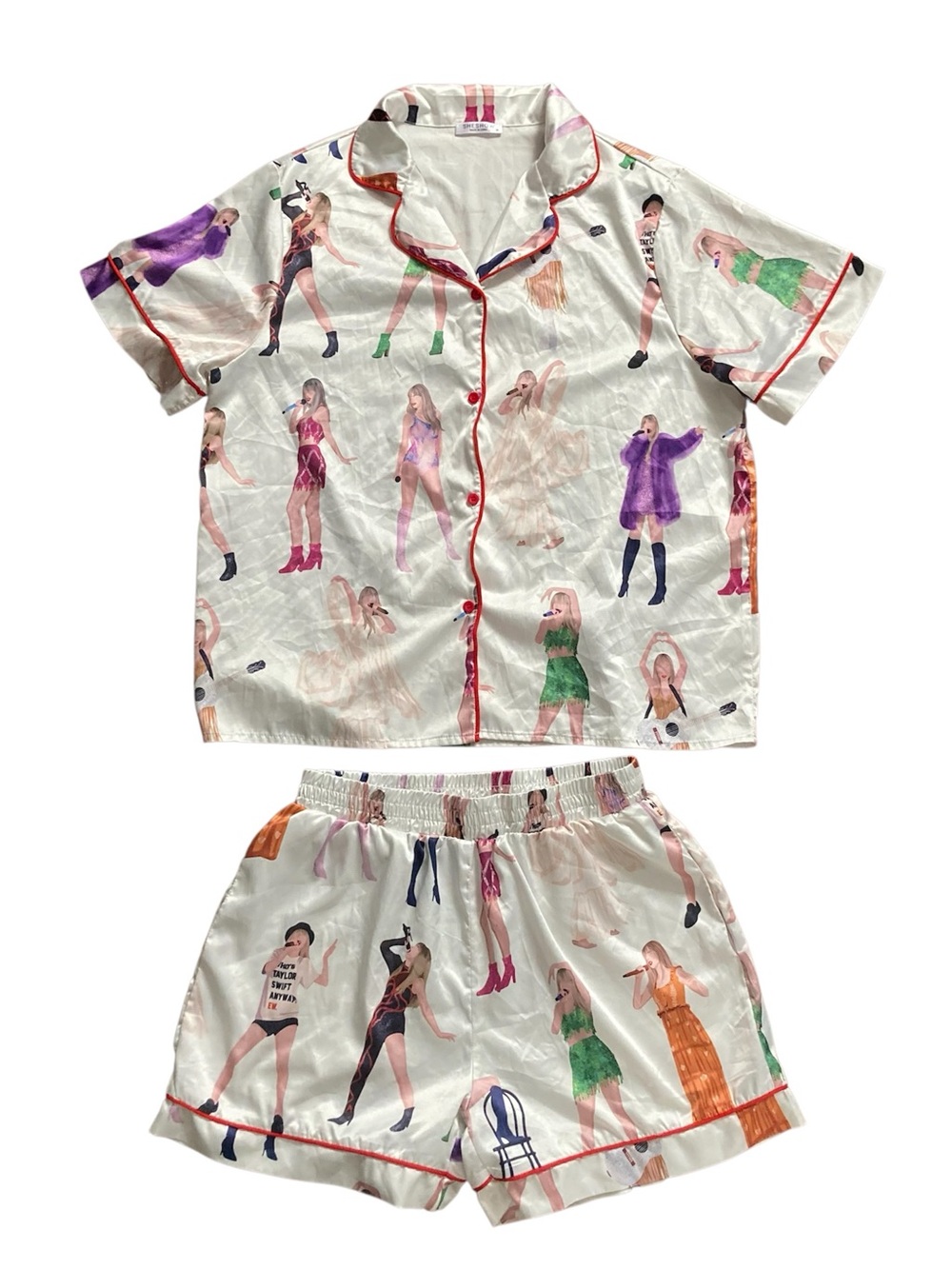Taylor Swift Eras Tour Pajama Set Women’s Medium